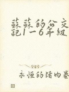 苏苏的公交车日记1一6年级