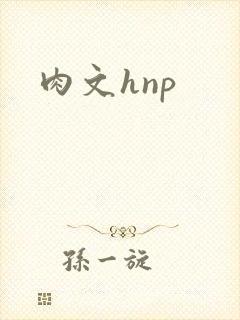 肉文hnp封面