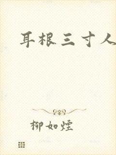 耳根三寸人间