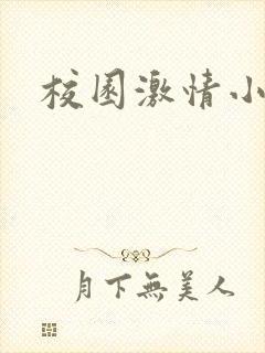 校园激情小说