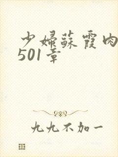 少妇苏霞肉欲第501章