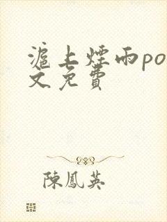 沪上烟雨po全文免费封面
