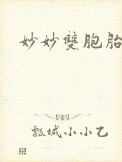妙妙双胞胎封面