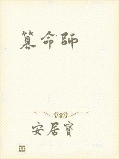 篡命师封面