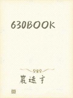 630BOOK封面