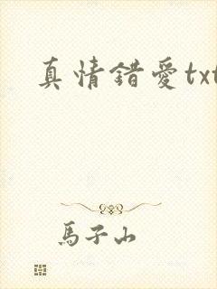 真情错爱txt封面