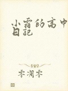 小霜的高中成长日记封面