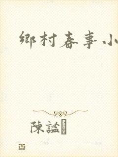 乡村春事小说