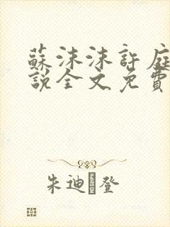 苏沫沫许庭川小说全文免费阅读