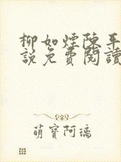 柳如烟陈平安小说免费阅读全文
