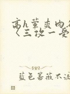 高h荤爽肉欲文〈三攻一受