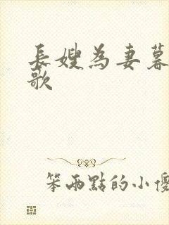 长嫂为妻暮色酒歌封面