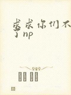 求求你们不要做了np