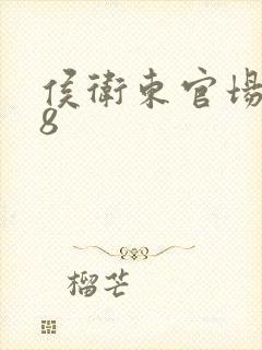 侯卫东官场笔记8