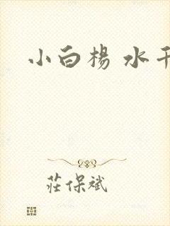 小白杨 水千丞