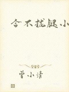 合不拢腿小说