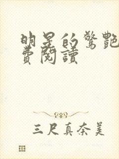 明星的惊艳史免费阅读