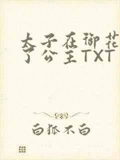 太子在御花园要了公主TXT封面
