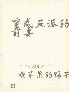 穿成反派的炮灰前妻