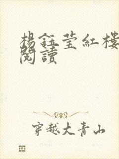 杨钰莹红楼全文阅读
