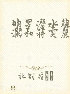 明星潜水规则杨澜和蒋雯丽