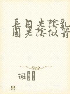 长日光阴乱作一团光阴似箭必读