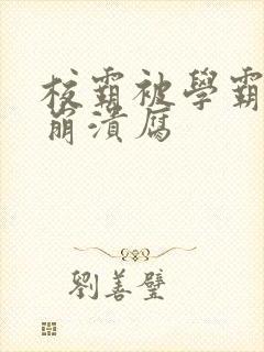 校霸被学霸玩到崩溃腐封面