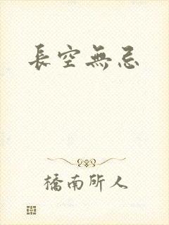 长空无忌封面