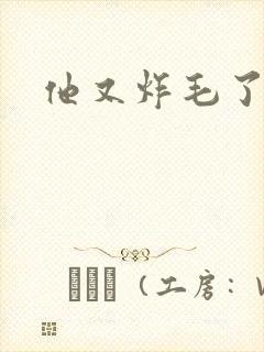他又炸毛了