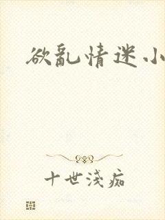 欲乱情迷小说