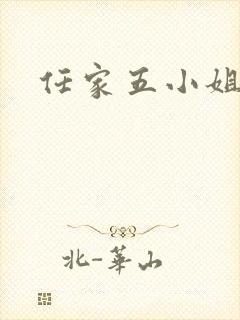 任家五小姐封面
