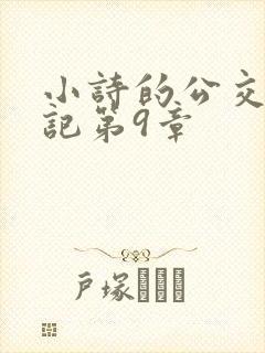 小诗的公交车日记第9章封面
