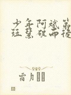 少年阿斌第二部珏慧破而后立