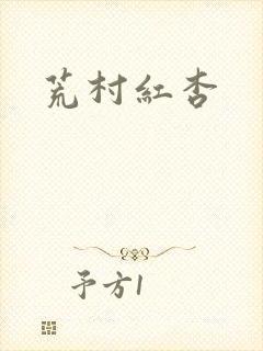 荒村红杏封面