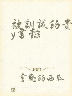 被训诫的贵妃by书懿