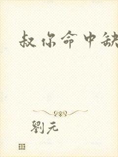 叔你命中缺我