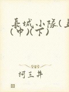 长城小队(上)(中)(下)封面