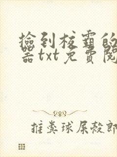捡到校霸的遥控器txt免费阅读by阳阳