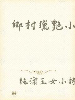 乡村猎艳小说