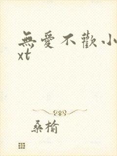 无爱不欢小说txt