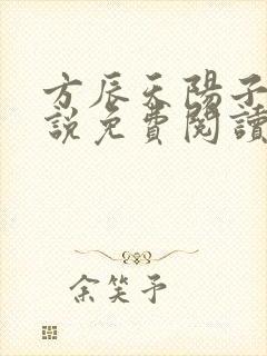 方辰天阳子的小说免费阅读封面
