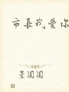 市长我爱你封面