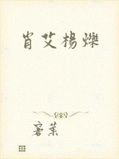 肖艾杨烁