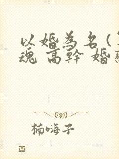以婚为名 (军魂 高干 婚恋)封面