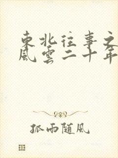 东北往事之黑道风云二十年小说
