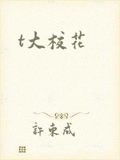 t大校花封面
