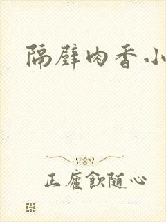 隔壁肉香小说