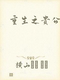 重生之贵公子封面
