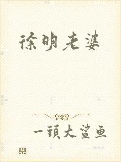 徐明老婆