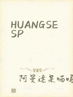 HUANGSESP封面